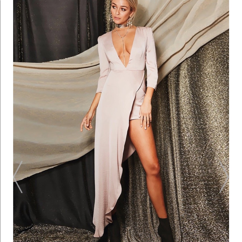 NWT ‘Alexsi’ maxi playsuit in mocha